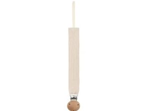 Attache tétine beige
