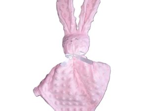 Doudou lapin tout rose