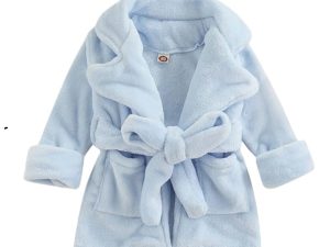 Peignoir polaire Bleu