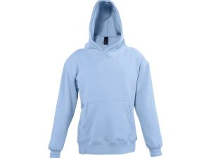 Sweat a capuche enfant bleu ciel