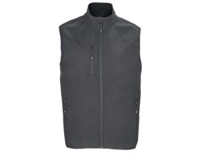 Veste homme sans manche gris charbon