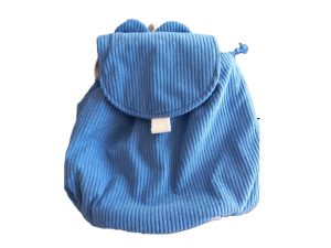 sac a dos velours marine